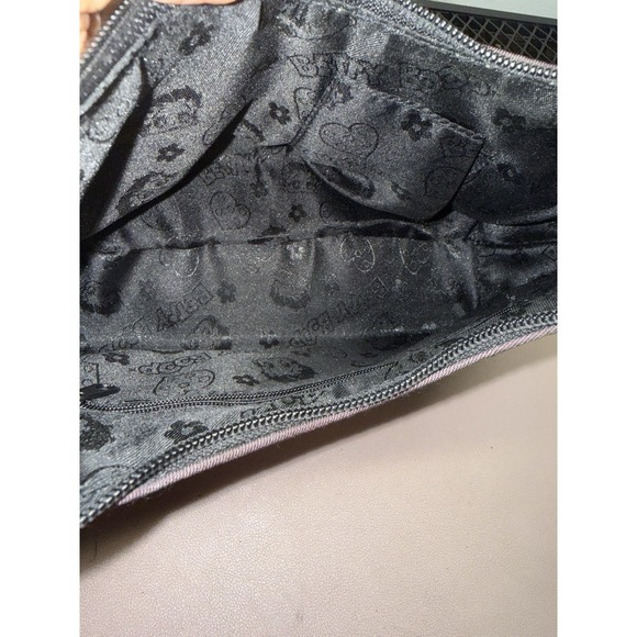 Y2K Betty Boop Mini Shoulder Bag Purse Rhinestone Hearts Zip Top NEW (2004) - Picture 5 of 15